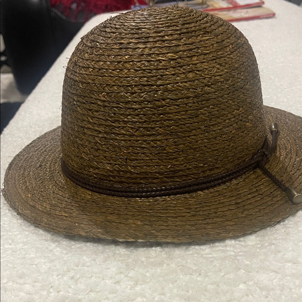 Tilley Rafia Brown Straw Hat with Band